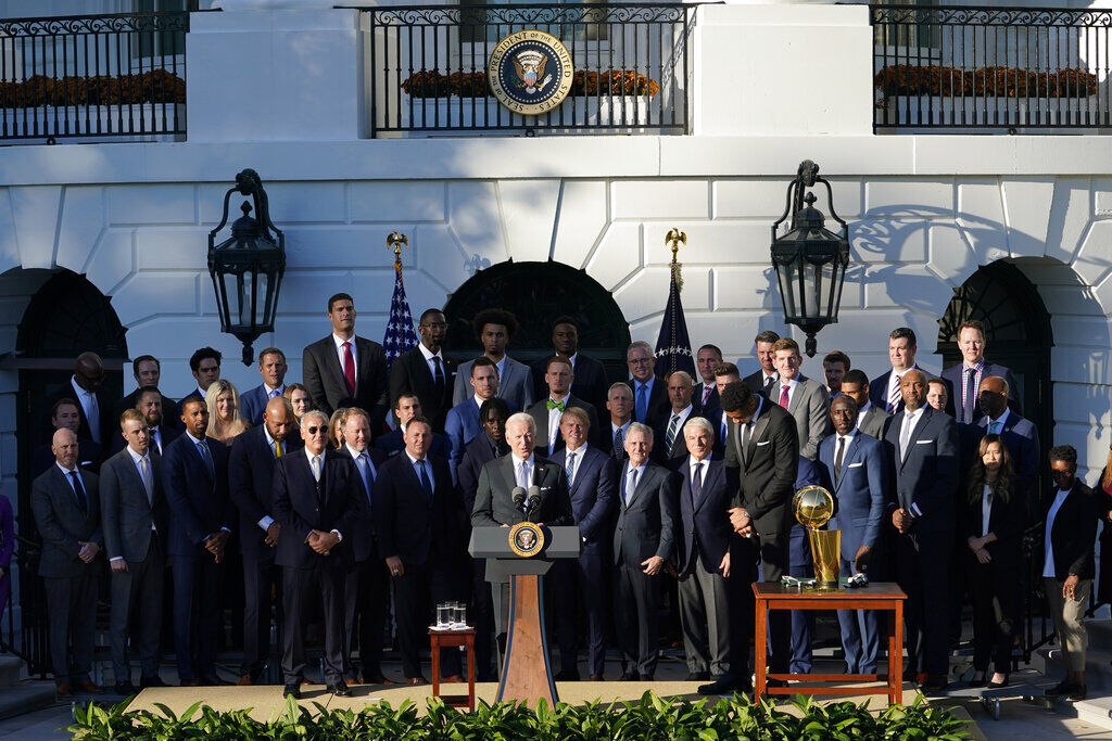 Biden Milwaukee Bucks
